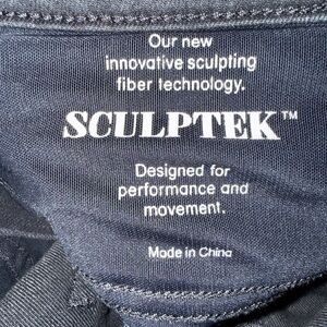 Athleta Sculptek Black Zippered Ankle Jeans Size 4